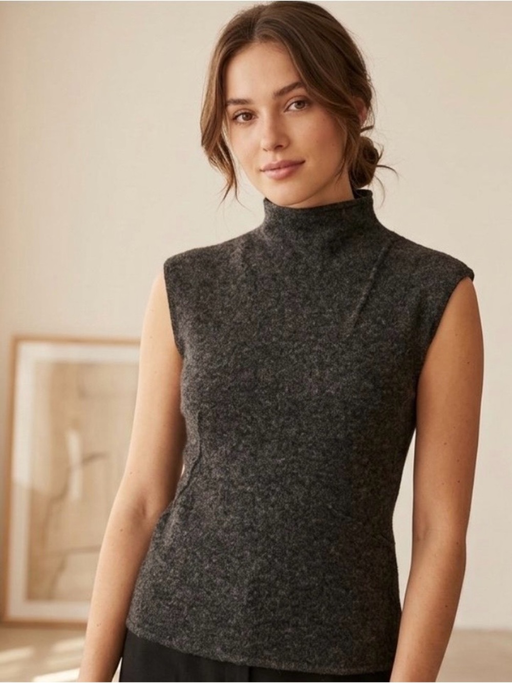 Vintage Stefanel Italy Wool Sleeveless Pullover